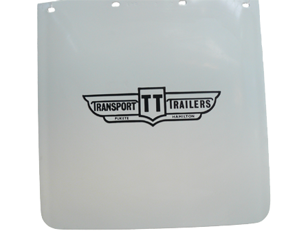 TT White Mudflap 24x24